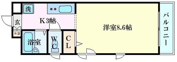 猿猴橋町駅 徒歩3分 2階の物件間取画像